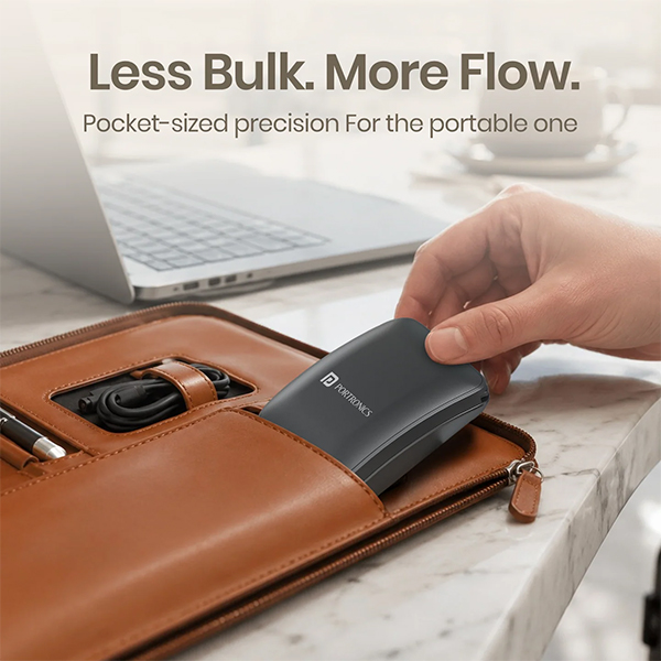 Portronics Toad Fold Rechargeable Wireless Mouse