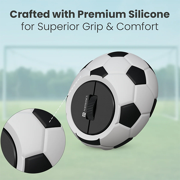 Portronics ToadPlay Football Mini Wireless Mouse