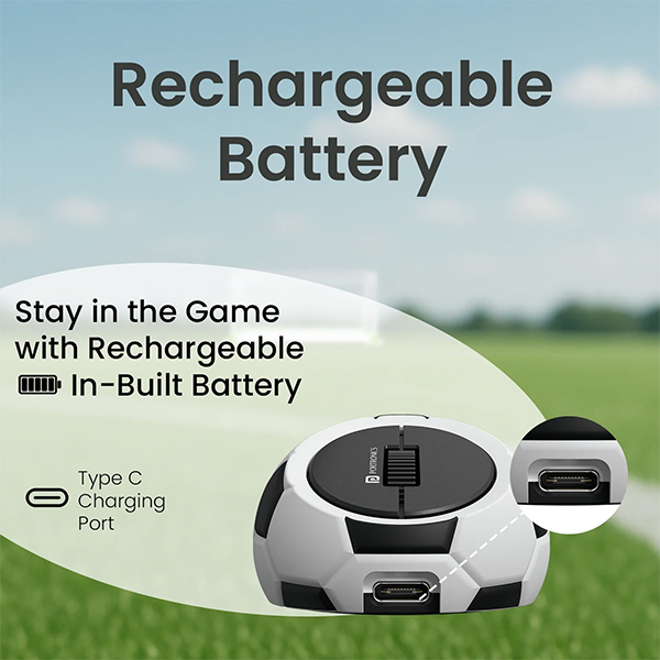Portronics ToadPlay Football Mini Wireless Mouse