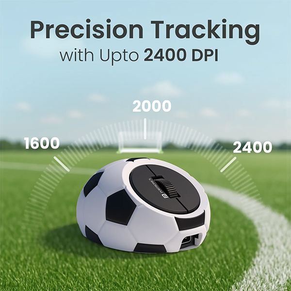 Portronics ToadPlay Football Mini Wireless Mouse