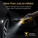 Portronics Vayu 3T Transparent Tyre Inflator