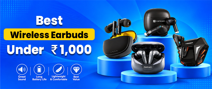 Best Wireless Earbuds Under ₹1,000