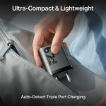 boAt 67W GaN Charger Fast Triple-Port Charger