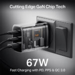 boAt 67W GaN Charger Fast Triple-Port Charger