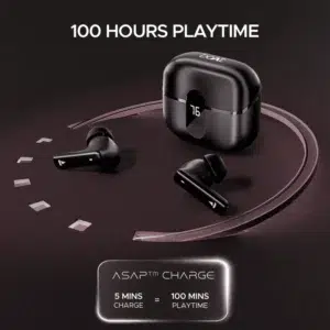 boAt Airdopes Plus 318 Earbuds active black