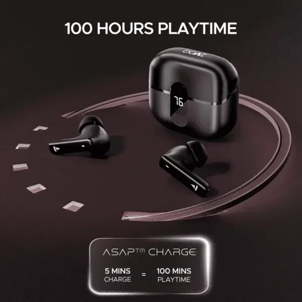 boAt Airdopes Plus 318 Earbuds active black