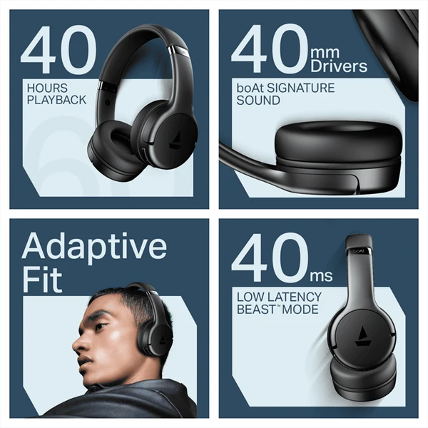 boAt Rockerz 412 Wireless Headphone