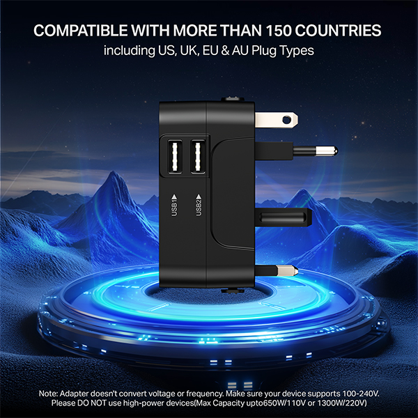 boAt Universal Adapter C10 Travel Adapter