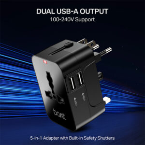 boAt Universal Adapter C10 Travel Adapter