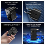 boAt Universal Adapter C10 Travel Adapter