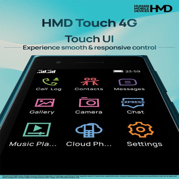 HMD Touch 4G Dual Sim Feature Phone (Original)