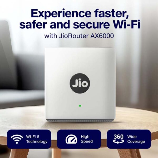 Jio Universal AX6000 Wi-Fi 6 Mesh Router