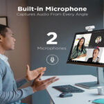 Lenovo 300 FHD Webcam With 4X Digital Zoom