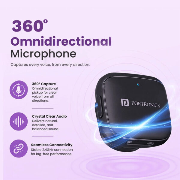 Portronics VlogMate C Microphone