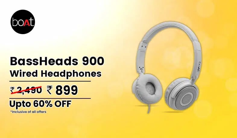 boat Basshead 900 Headphone